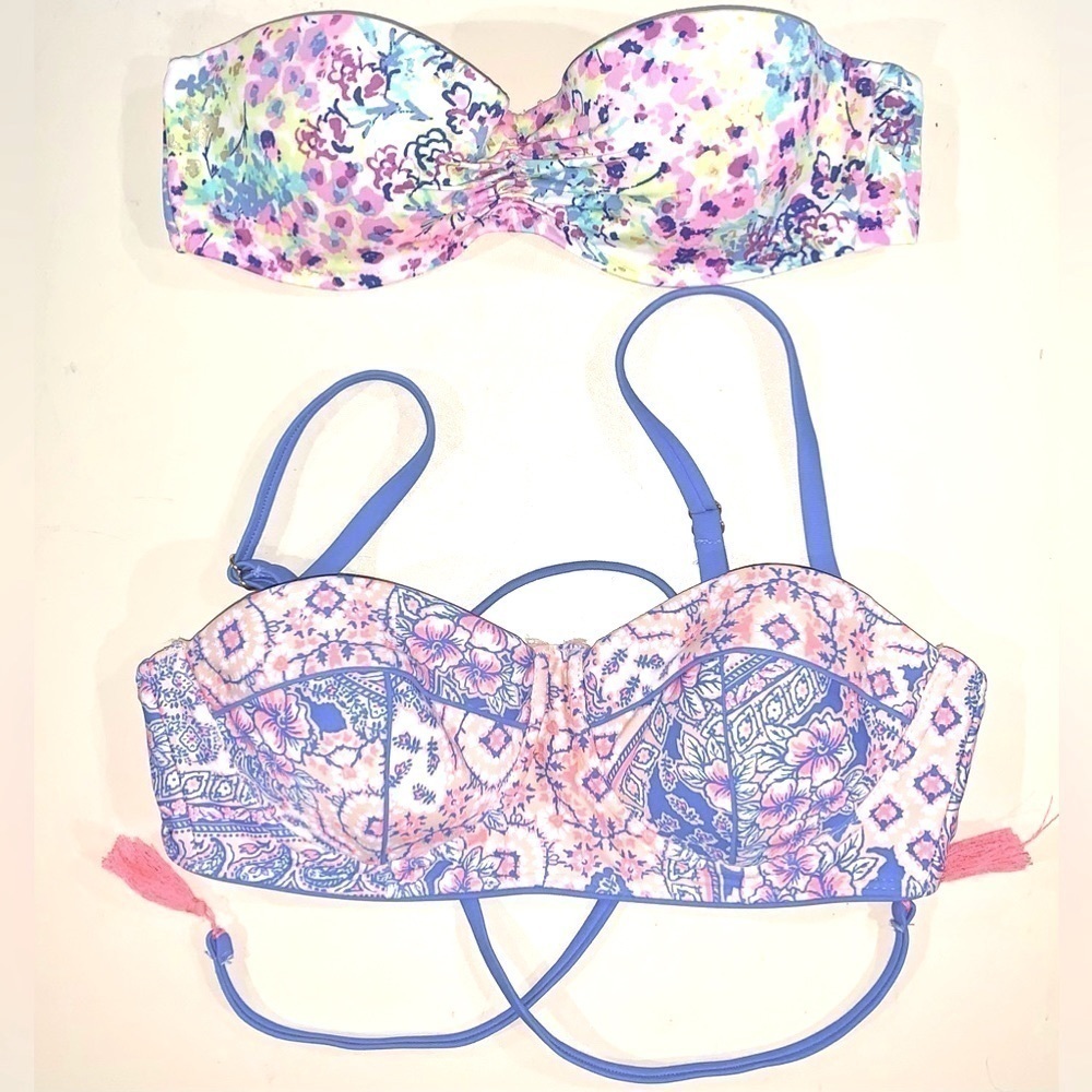 Victoria secrets and exhilaration underwire swim bikini tops small